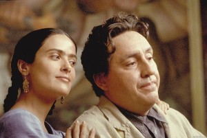 Salma Hayek (Frida Kahlo) en Alfred Molina (Diego Rivera) in Frida