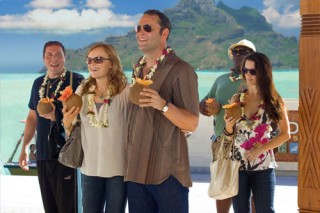 Malin Akerman, Kristin Davis, Jon Favreau, Faizon Love en Vince Vaughn in Couples Retreat Malin Akerman, Kristin Davis, Jon Favreau, Faizon Love en Vince Vaughn in Couples Retreat