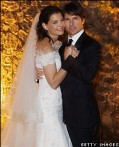 Tom Cruise en Katie Holmes getrouwd<br />
Foto: Getty Images Tom Cruise en Katie Holmes getrouwd<br />
Foto: Getty Images