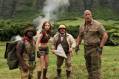 Kevin Hart, Karen Gillan, Dwayne Johnson en Jack Black proberen te overleven in het spel.