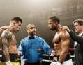 Gabe Rosado, Michael B. Jordan en Sylvester Stallone in Creed