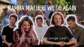 Hugh Skinner, Alexa Davies, Jeremy Irvine, Jessica Keenan Wynn en Josh Dylan in 'Mamma Mia! Here We Go Again' (2018). Hugh Skinner, Alexa Davies, Jeremy Irvine, Jessica Keenan Wynn en Josh Dylan in 'Mamma Mia! Here We Go Again' (2018).