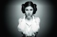 Carrie Fisher, die beroemd werd als Prinses Leia. Carrie Fisher, die beroemd werd als Prinses Leia.