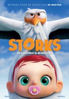 Storks 3D poster