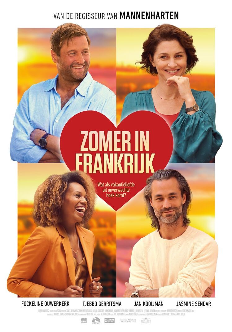 De poster van Zomer in Frankrijk