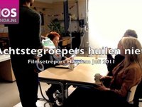 Op de set van Achtste-Groepers Huilen Niet, 15-2-2012