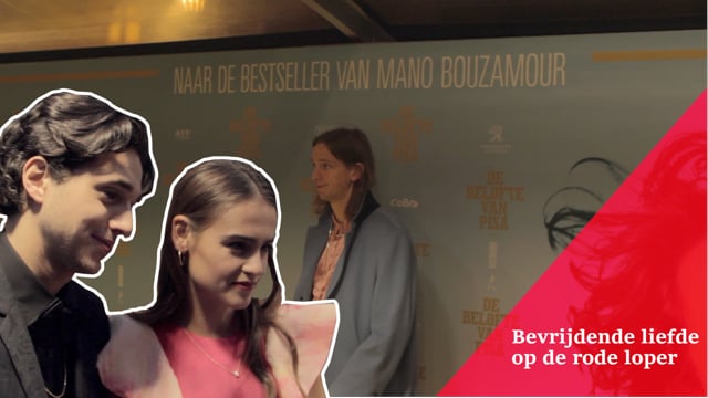 De cast van De belofte van Pisa op de rode loper, 11-10-2019