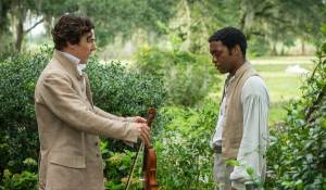 12 Years a Slave: Benedict Cumberbatch (William Ford) en Chiwetel Ejiofor (Solomon Northup) 12 Years a Slave: Benedict Cumberbatch (William Ford) en Chiwetel Ejiofor (Solomon Northup)
