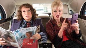 Absolutely Fabulous: The Movie: Jennifer Saunders (Edina Monsoon) en Joanna Lumley (Patsy Stone) Absolutely Fabulous: The Movie: Jennifer Saunders (Edina Monsoon) en Joanna Lumley (Patsy Stone)