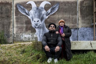 JR en Agnès Varda in Visages, villages