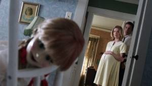 Annabelle: Annabelle Wallis, Michelle Romano (Mary) en Ward Horton Annabelle: Annabelle Wallis, Michelle Romano (Mary) en Ward Horton