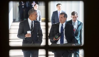 Barack Obama en Pete Souza in The Way I See It