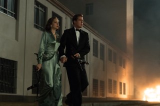Marion Cotillard en Brad Pitt in Allied