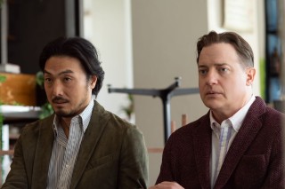Takehiro Hira en Brendan Fraser in Rental Family
