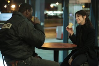 Omar Sy en Charlotte Gainsbourg in Samba Omar Sy en Charlotte Gainsbourg in Samba