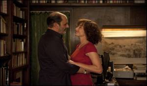 Jean-Pierre Bacri (Damien) en Kristin Scott Thomas (Iva) Jean-Pierre Bacri (Damien) en Kristin Scott Thomas (Iva)