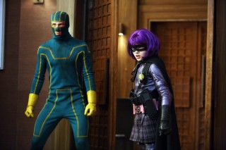 Chloë Grace Moretz en Christopher Mintz-Plasse in Kick-Ass