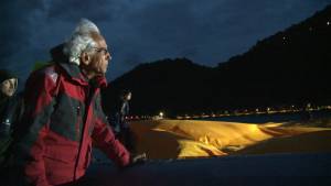 Christo: Walking on Water filmstill Christo: Walking on Water filmstill