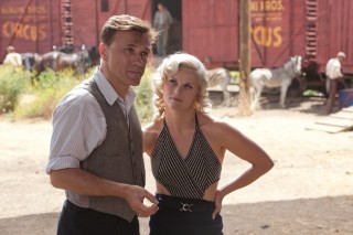 Christoph Waltz en Reese Witherspoon in Water for Elephants