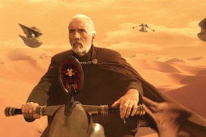 Christopher Lee in Star Wars: Episode II - Attack of the Clones