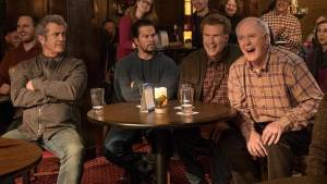 Daddy's Home 2: Mel Gibson (Dusty's Dad / Mr. Mayron), Mark Wahlberg (Dusty Mayron), Will Ferrell (Brad Whitaker) en John Lithgow (Brad's Dad / Mr. Whitaker) Daddy's Home 2: Mel Gibson (Dusty's Dad / Mr. Mayron), Mark Wahlberg (Dusty Mayron), Will Ferrell (Brad Whitaker) en John Lithgow (Brad's Dad / Mr. Whitaker)