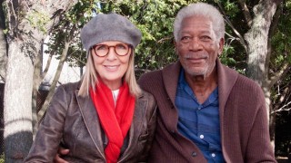 Morgan Freeman en Diane Keaton in Ruth & Alex