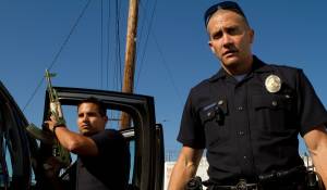 End of Watch: Michael Peña (Officer Zavala) en Jake Gyllenhaal (Officer Taylor) End of Watch: Michael Peña (Officer Zavala) en Jake Gyllenhaal (Officer Taylor)