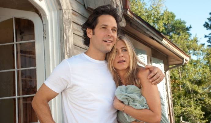 Paul Rudd (George) en Jennifer Aniston (Linda)