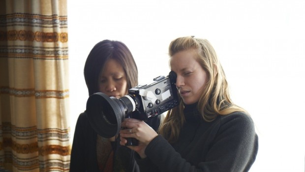 Producent Iris Ng (l) met regisseur Sarah Polley