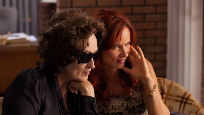 Meryl Streep (Violet Weston) en Juliette Lewis (Karen Weston)