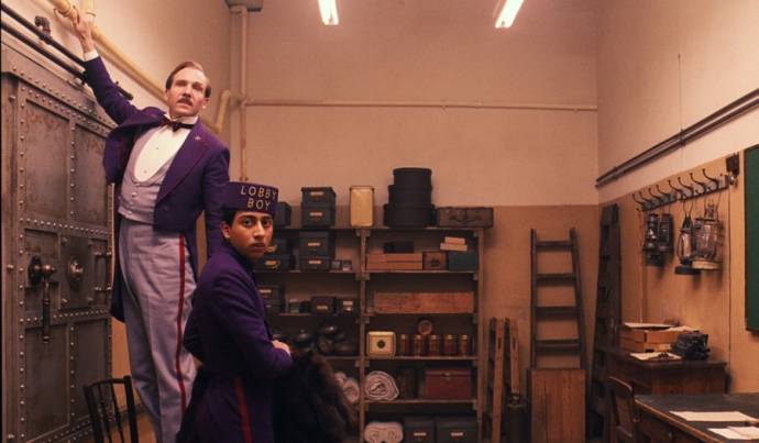 Ralph Fiennes (M. Gustave) en Tony Revolori (Zero)