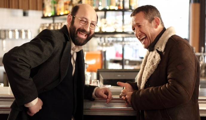 Kad Merad (Dr. Dimitri Zvenka) en Dany Boon (Romain Faubert) in Supercondriaque