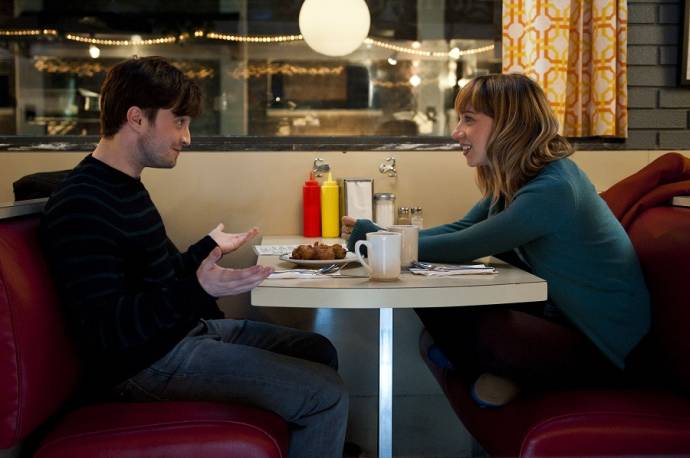 Daniel Radcliffe (Wallace) en Zoe Kazan (Chantry) in What If (2013)