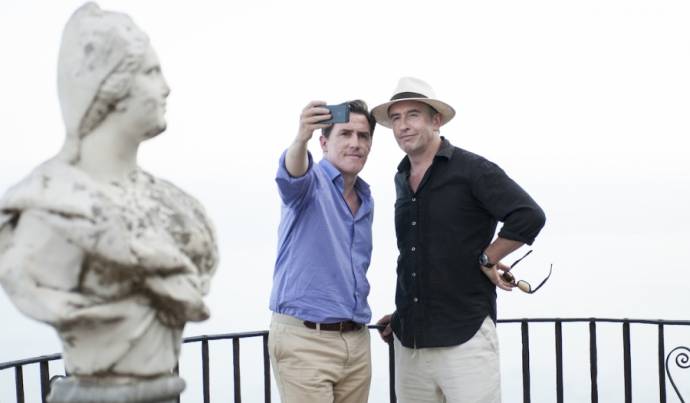 Rob Brydon (Rob) en Steve Coogan (Steve) in The Trip to Italy
