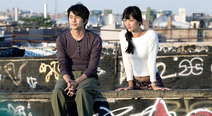 Justin Chon (Sonny) en Shuya Chang (Tina)