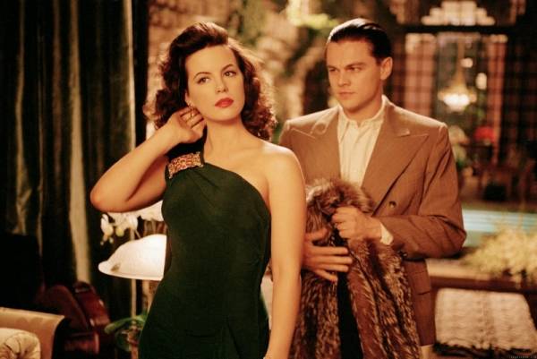 Kate Beckinsale (Ava Gardner) en Leonardo DiCaprio (Howard Hughes)