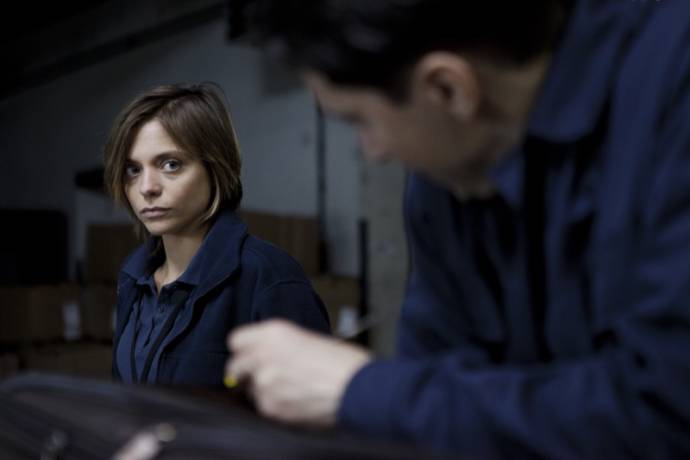 Lizzie Brocheré (Cindy) en Grégoire Colin (Ivan) in Full Contact