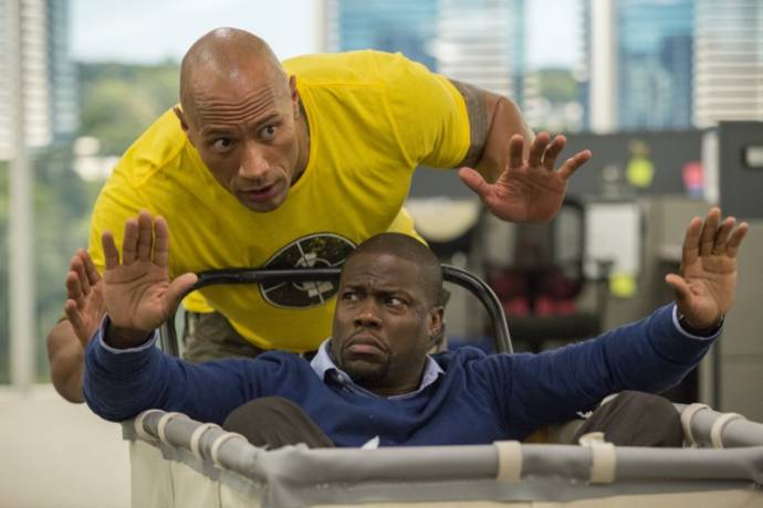 Dwayne Johnson (Bob) en Kevin Hart