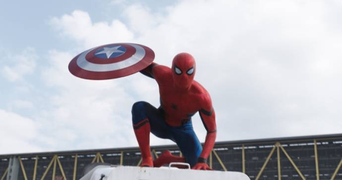 Tom Holland (Peter Parker / Spider-Man) in Captain America + Avengers Marathon