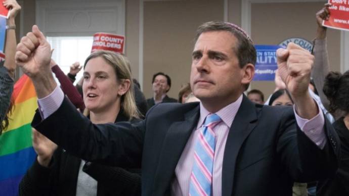 Steve Carell (Steven Goldstein) in Freeheld