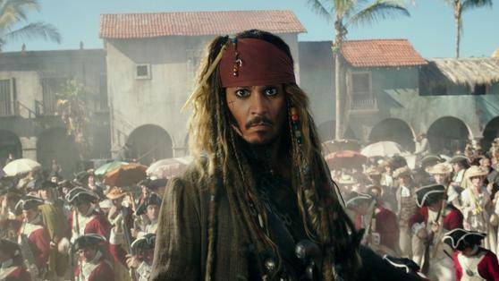 Johnny Depp (Captain Jack Sparrow) in Pirates of the Caribbean: Salazar's Revenge 3D