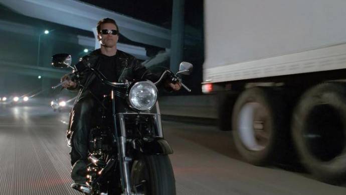 Arnold Schwarzenegger (The Terminator) in Terminator 2: Judgment Day