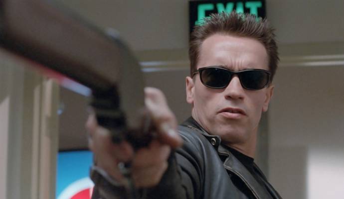 Arnold Schwarzenegger (The Terminator) in Terminator 2: Judgment Day