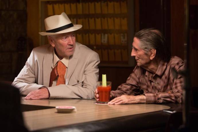 David Lynch (Howard) en Harry Dean Stanton (Lucky)