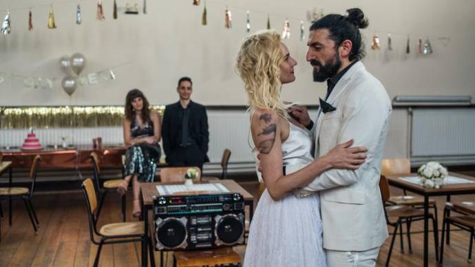 Diane Kruger en Numan Acar (Nuri) in Aus dem Nichts