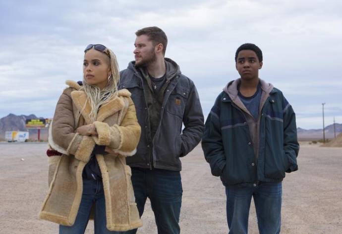 Zoe Kravitz, Jack Reynor en Myles Truitt (Eli)