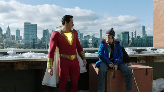 Zachary Levi (Shazam) en Jack Dylan Grazer (Freddy Freeman)