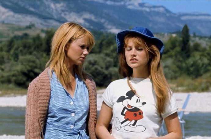 Miou-Miou (Marie-Ange) en Isabelle Huppert (Jacqueline) in Les valseuses