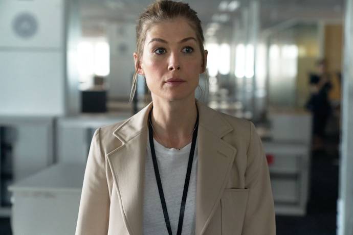 Rosamund Pike (Wilcox) in The Informer