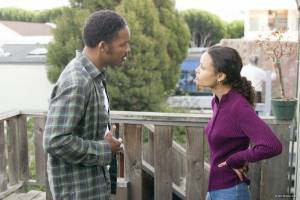 Thandie Newton (Linda) en Will Smith (Chris Gardner)